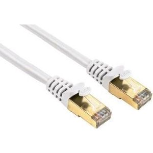 Hama Cat5e Patch Cable STP, 0.5 m, white 0.5m Wit netwerkkabel