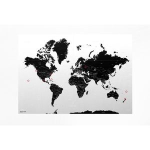 Palomar - Wereldkaart Magic Map - large - 140 x 100 cm