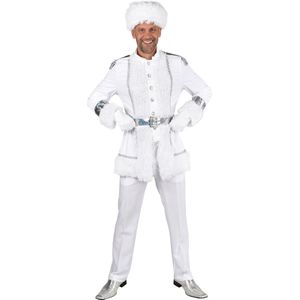 Magic By Freddy's - Eskimo Kostuum - Sneeuwwitte Russische Igor Man - Wit / Beige - XL - Carnavalskleding - Verkleedkleding