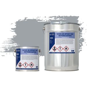 Wixx 2K Epoxy 550 Betonverf - 10L - RAL 7040 | Venstergrijs