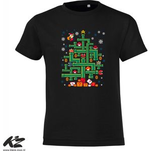 Klere-Zooi - 8-Bit Christmas - Kids T-Shirt - 140 (9/11 jaar)