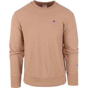 Champion - Crewneck Sweater Bruin - Heren - Maat XL - Regular-fit