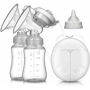 Dubbel Elektrische Borstkolf - Borstkolf Handsfree - Borstvoeding - Baby - BPA Vrij -Luxe Comfort Kolfset - 2X Babyfles/Kolf - 100% BPA-Vrije Borstpomp - 150 ml
