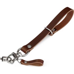 Camera wrist strap - quick release Brandy (donker bruin)