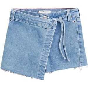 Tommy Hilfiger DENIM SKORT LIGHT WASH Meisjes Broek - Denim - Maat 12