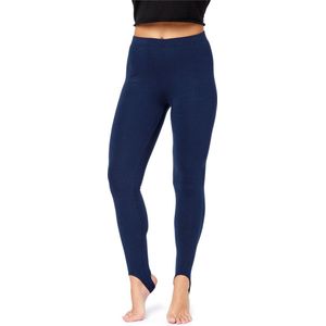 Bellivalini Dames Thermische Legging met Stijgbeugels - Sport - Vrijetijdsbroek - Lang - Sporbroek - BLV-BLV50-321-LE - Marineblauw - S