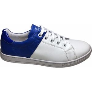 Naturino veters sneakers denzil wit blauw mt 34
