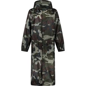 JC Blue Trenchcoat – Camouflage – Regenjas dames – Regenjas Heren - waterdicht - Maat XL