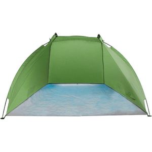 Strandtent, groen, UV 80, extreem licht, miniverpakking