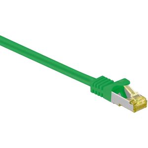 S/FTP CAT7 10 Gigabit netwerkkabel / groen - LSZH - 0,50 meter