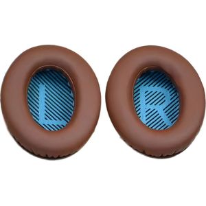 Oorkussens geschikt voor Bose QC35 Quietcomfort 35 & 35 II QC2/QC15/QC25 Soundlink - Earpads koptelefoon vervanging Bruin