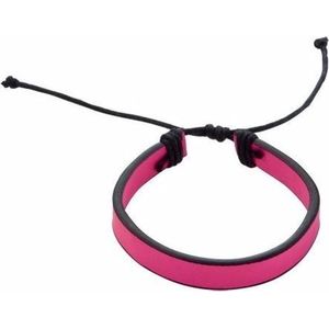 Roze/fuchsia armbandje 5 - 7 cm