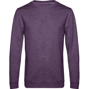 Sweater 'French Terry' B&C Collectie maat XS Heather Purple/Paars