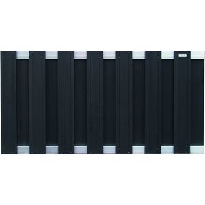 Intergard Tuinscherm schutting composiet zwart 180x93cm
