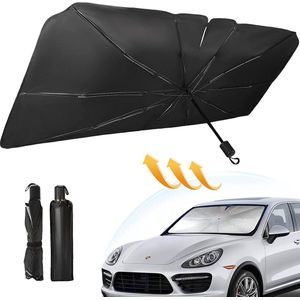 Universal Front Windscreen Sun Shade - 140 x 80 cm - Car Sun Visor