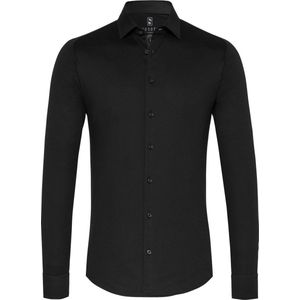 Desoto - Overhemd Kent Zwart - Heren - Maat XXL - Slim-fit