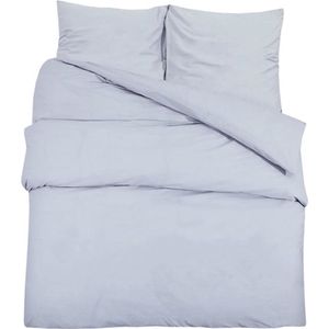 vidaXL-Dekbedovertrekset-200x200-cm-katoen-grijs