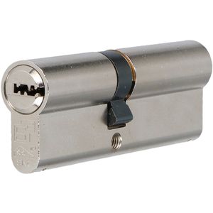 S2 set veiligheidscilinders F6 45/55 SKG 2, dubbele profielcilinder (set van 2 stuks, gelijksluitend)