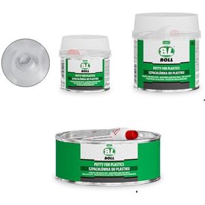 BOLL-plamuur voor kunststof 1 kg met Harder