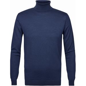 Profuomo - Coltrui Merinowol Blauw - Heren - Maat S - Modern-fit