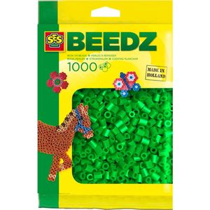 SES Beedz - Strijkkralen - Groen - 1000 stuks - PVC vrij