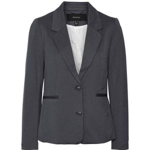 Vero Moda Blazer Vmlucca Ls Slim Jersey Blazer Noos 10255818 Grey Pinstripe Dames Maat - S