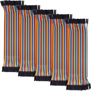 AZDelivery 5 x Jumper Draadkabel 40 stuks per 20 cm F2F Vrouwelijk naar Vrouwelijk compatibel met Arduino en Raspberry Pi Inclusief E-Book!