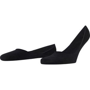 FALKE Step Medium Cut Box onzichtbare antislip kousenvoetjes duurzaam katoen footies heren zwart - Maat 43-44