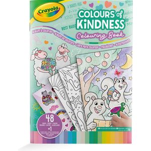 Crayola - Colours of Kindness - Kleurboek - Kleurboek met 48 Pagina's en 1 Stickervel