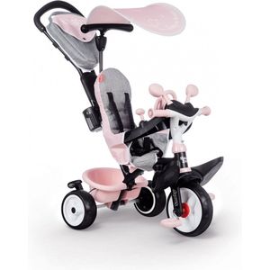 Smoby - Baby Driver Plus Roze - Driewieler - Loopfiets