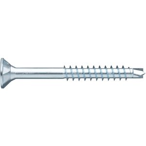 Wurth - ASSYplus 4 CSMP staal vrz DD verzonken freeskop RW - ASSY®plus 4 CSMP universele schroef Gehard verzinkt staal, deeldraad, verzonken kop met freesholtes - x 100 st - Interne aandrijving RW40