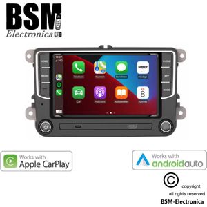 Volkswagen RCD330 Android 13 autoradio multimediasysteem Apple carplay/Android-auto