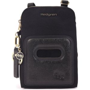 Hedgren Telefoontasje Schoudertas Hfika Fika Cortado RFID Phone Bag Celebration Black Zwart