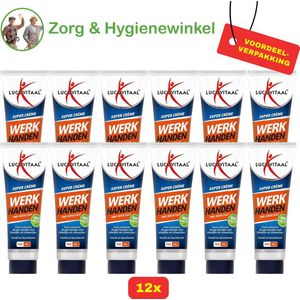 12x - Lucovitaal Werkhanden Crème 100 ml - Voordeelverpakking!