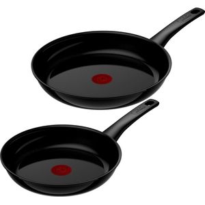 Tefal Renew Black ON Keramische Koekenpannenset - 24 & 28 cm