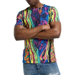 Carlo Colucci Heren T-shirt Multi C3477/101
