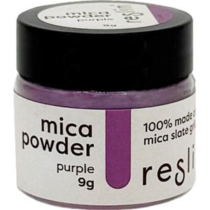 Reslin mica poeder 9g - Paars
