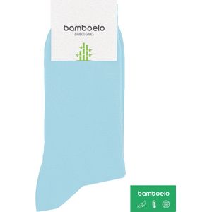 1 paar Bamboe Sokken - Bamboelo Sock - Maat 39-42 - Turkoois - Naadloze Sokken