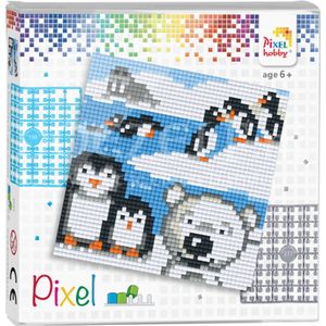 Pixelhobby set Noordpool dieren