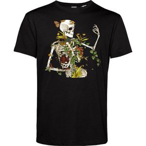 T-shirt Bones and Botany | Halloween Kostuum Volwassenen | Halloween | Foute Party | Zwart | maat 5XL