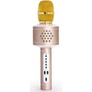 Technaxx PRO BT-X35 Karaoke microphone Bedraad en draadloos Goud, Zilver