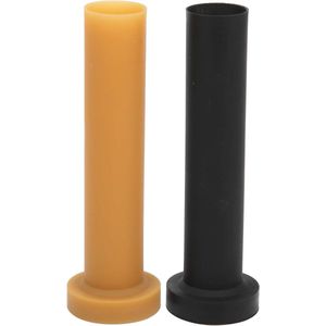 Golf Tees 2 Stks Rubber Golf Tees - Duurzaam Golfen Trainer Aid - Tee Houder Rijbereik - Zwart Geel - Golf Leisure Sport .