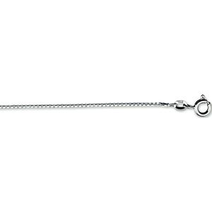 Witgouden ketting - 14karaat – 45cm - uitverkoop Juwelier Verlinden St. Hubert - van €669,- voor €568,-