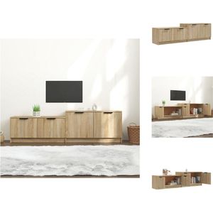 vidaXL Tv-meubel kast - 158.5 x 36 x 45 cm - Sonoma eiken - Kast