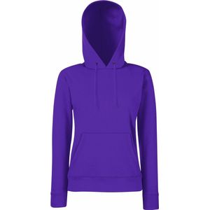 Fruit of the Loom - Lady-Fit Classic Hoodie - Paars - XL