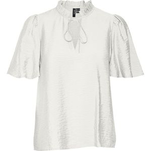 Vero Moda Blouse Vmjosie Ss Top Wvn Ga 10303396 Snow White Dames Maat - XS