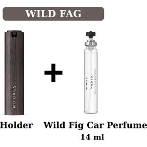 Rituals - Wild Fig - Luxury Car Perfume Kit + Gift Bag - Rituals Auto Parfum - Car Parfume Kit