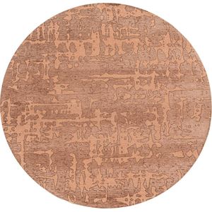 Rond vloerkleed Louis de Poortere Structures Baobab Za Copper 9199 - maat 140 cm