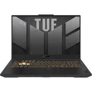 ASUS TUF Gaming F17 FX707VV-HX145W-BE Laptop - (17.3"") Full HD - Intel® Core™ i7-13620H - 16GB DDR5 - 512GB SSD - NVIDIA GeForce RTX 4060 - Windows 11 Home - Zwart - Grijs