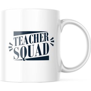 Mok Teacher Squad | Juf Bedankt Cadeau | Meester Bedankt Cadeau | Leerkracht Bedankt Cadeau | Einde schooljaar Bedankt Cadeau